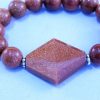 Pulsera Aventurina Dorada
