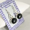 Pendiente Plata-Onix