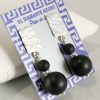 Pendiente Plata-Onix