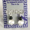 Pendiente Plata-Onix