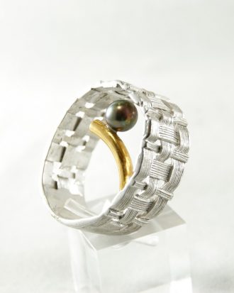 Anillo Plata con Perla