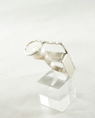 Anillo Plata-Perla