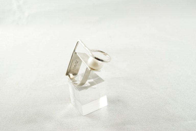 Anillo Plata-Perla