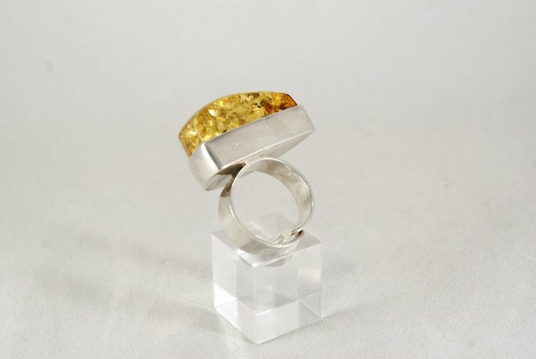 Anillo Plata-Ambar