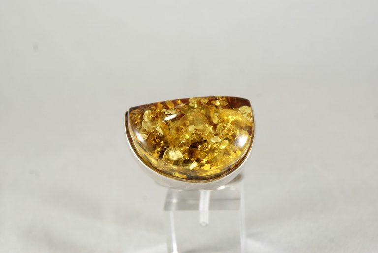 Anillo Plata-Ambar