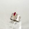 Anillo Plata con Rubí