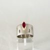 Anillo Plata con Rubí