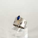 Anillo de Plata con Zafiro