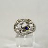 Anillo Plata con Zafiro