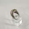 Anillo de Plata con Olivino y Zafiro