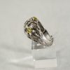 Anillo de Plata con Olivino y Zafiro