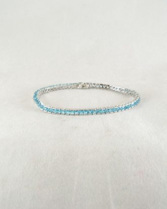 Pulsera Plata con Topacios