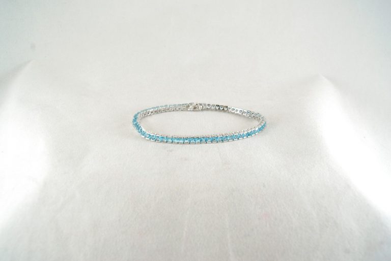 Pulsera Plata con Topacios