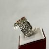 Anillo de Plata con Rubís y Perla