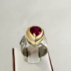 Anillo de Plata con Cuarzo y Zafiro