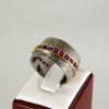 Anillo de Plata con Rubís