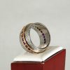 Anillo de Plata con Rubís