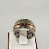 Anillo de Plata con Rubís