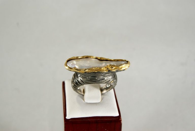 Anillo de Plata con Perla