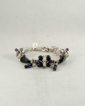 Pulsera de Plata con Ónix