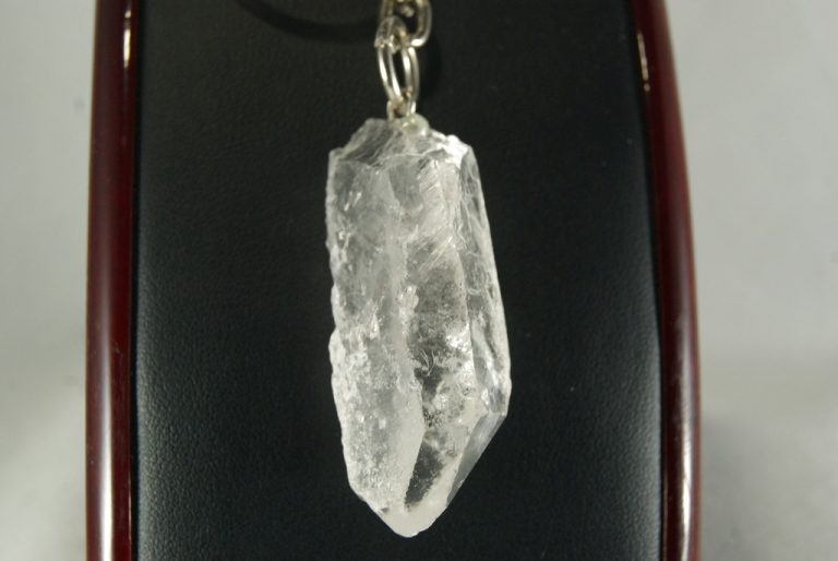 Llavero de Cuarzo Cristal de Roca