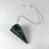 Péndulo Mineral Cuarzo Verde