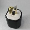ANILLO DE PLATA DORADA