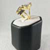 ANILLO DE PLATA DORADA