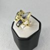 ANILLO DE PLATA DORADA