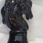 CABEZA DE CABALLO DE OBSIDIANA